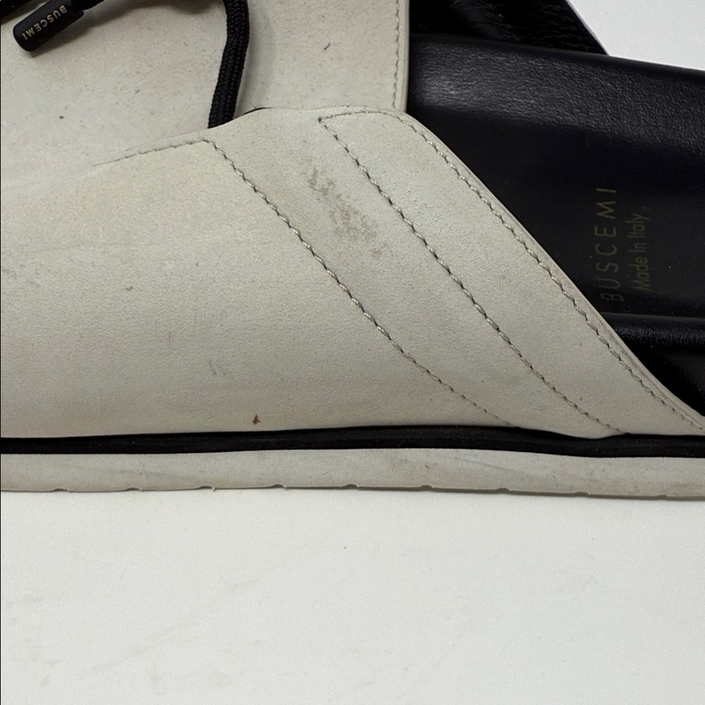 Buscemi White Slip-On Loafers - Picture 6 of 11